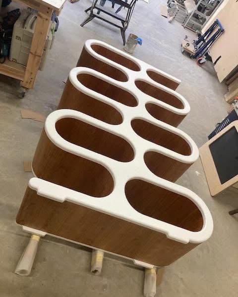Bespoke joinery spraying